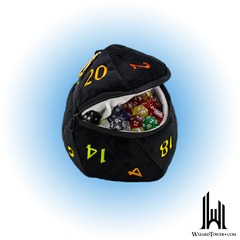 DICE BAG RAINBOW D20 PLUSH